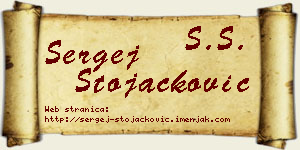 Sergej Stojačković vizit kartica